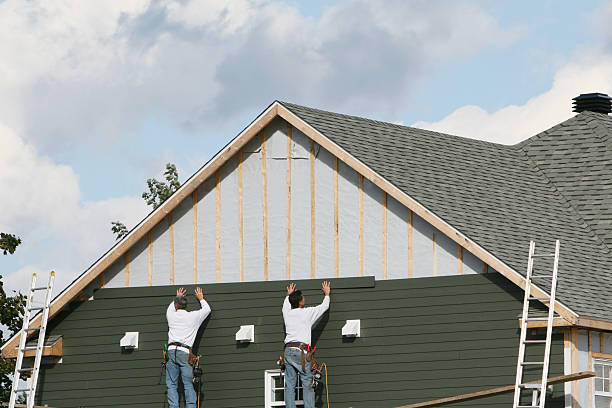 Professional Siding technician working in Gold Hill, NC